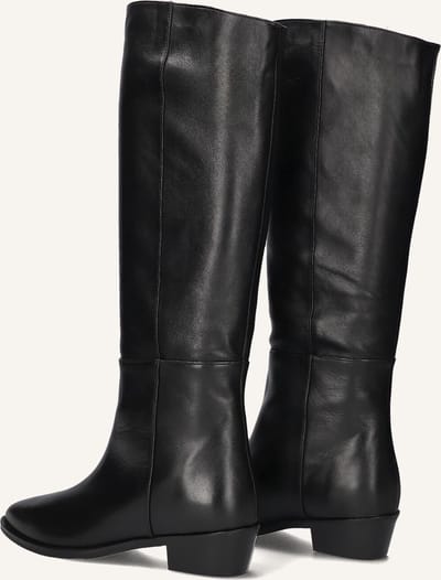 Notre-V 394492 Laarzen - Leer - Dames - Zwart - Maat 37