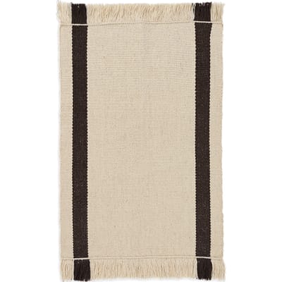 Ferm Living Calm Kelim deurmat - off-white/coffee