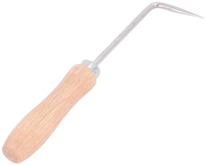 Dailygoods- Lassenhaak 6 Mm Diameter - Draagbare HSS Lashaak - Beukenhouten Handgreep - Slijtvast - Ergonomisch - Voor PVC/TPO Rollen - Lasnaadhaak