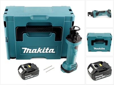 Makita DCO 180 T1J accusnijder 18V + 1x accu 5.0Ah + Makpac - zonder lader