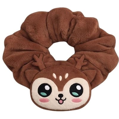 BABYMONSTER - [(CHOOM) in Seoul] MD Karakter PLUSH SCRUNCHIE Pharita brown