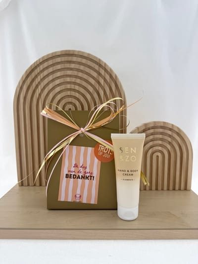 Dag van de Zorg •Cadeaupakket Dames• Sen&Zo Elements Handcrème - Cadeau voor Vrouwen - Perfect Gifts
