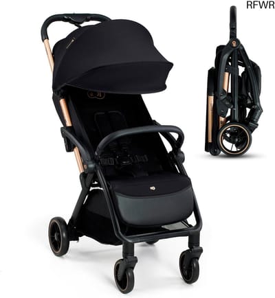 RFWR® Lichtgewicht Wandelwagen tot 24 kg met Auto Inklapfunctie en Verstelbare Rugleuning