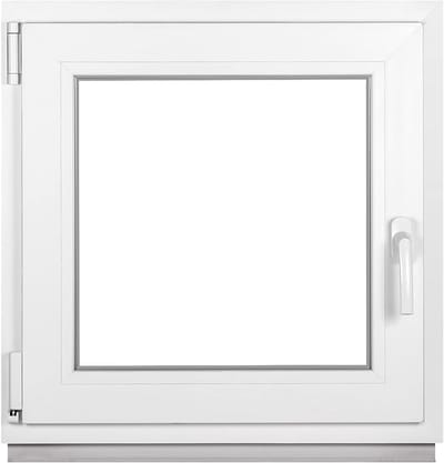 Kelderraam Kunststof - Openslaand Raam - Ventilatie en Licht - 3-voudige Beglazing - 60 x 60 cm - Wit