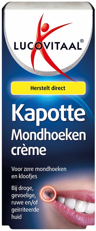 3x Lucovitaal Kapotte Mondhoeken Creme 15 ml