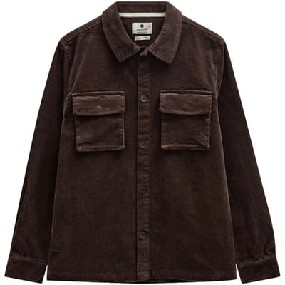 Anerkjendt Oscar Cord Overshirt Overshirts Heren - Bruin - Maat M