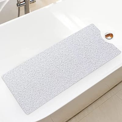 Antislip douchemat rubber 100x40cm - Extra zacht, machinewasbaar en schimmelbestendig