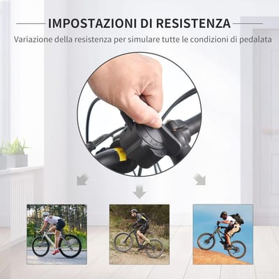 Inklapbare Fietstrainer met Magnetische Weerstand voor Thuisgebruik