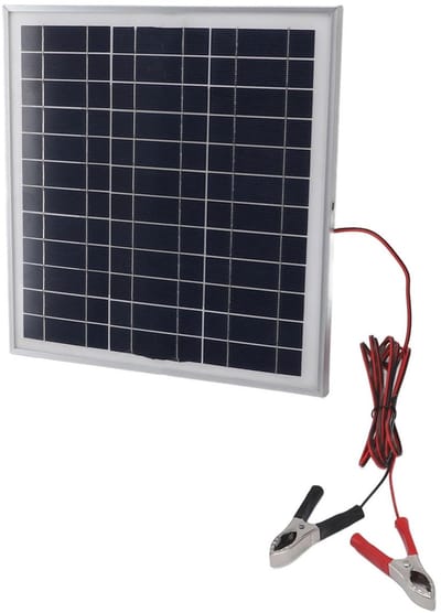 Dailygoody - Draagbaar Zonnepaneel - Zonne-energie - Duurzaam en Efficiënt - Zwart - 50W - Ideaal voor Kamperen en Wandelen - 9,8FT Kabel