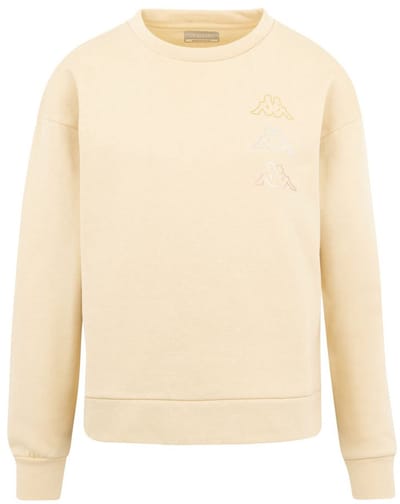 Kappa Kifoli Sweatshirt Beige XS Vrouw