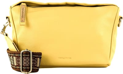 FREDsBRUDER Leren Schoudertas Matu Crossbody Lemon Lichtgeel