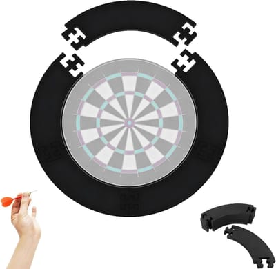 Dart Surround - Opvangring Dartbord - Muur Bescherming - Eva Puzzle Ring - 72cm Buitendiameter - Zwart