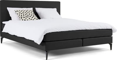 Maxi Boxspring Cisano - 120 x 200 cm - dark grey