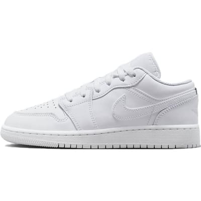 Air Jordan 1 Low GS Triple White 2023 Kindersneakers 553560-136 36 white