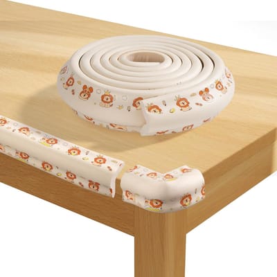 Hoek- en randbescherming voor baby's, dik, 1 cm, tafelhoekbescherming voor meubels en babybed