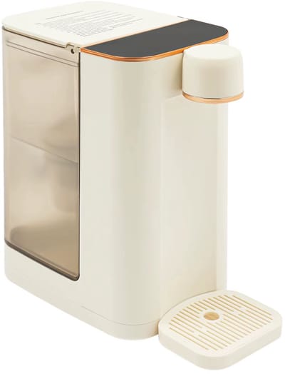 VIEMAE Heetwaterdispenser - Heetwatertap - Watertap - Instant thee - 5 temperatuurstanden - 3 liter - LED display - 2000W - Beige