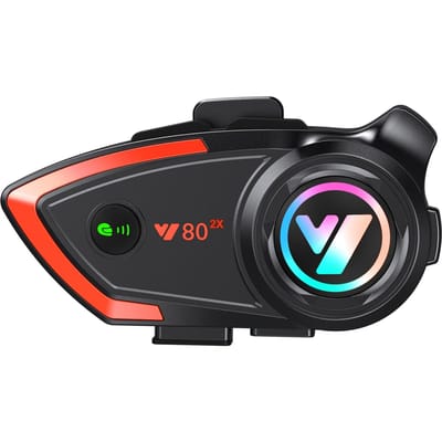 Motorfiets Intercom Helm BT Headset Compatibel met een Verscheidenheid aan Helmen type 1 black