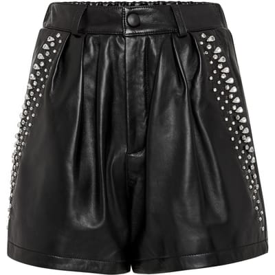 Leren Korte Broek