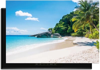 KitchenArt - Tropical Escape – Inductie Beschermer - 78x52 cm - Kookplaat Beschermer - Luxe Afdekplaat Inductieplaat - Anti-slip & Oprolbaar - Beschermmat Inductiekookplaat