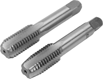 2 Stuks HSS Metrische Draad Tap Set, Rechte Tap Gereedschap voor Metrische Plug Taps (M18*2.5), Perfect voor Metaalbewerking en Draadbewerking