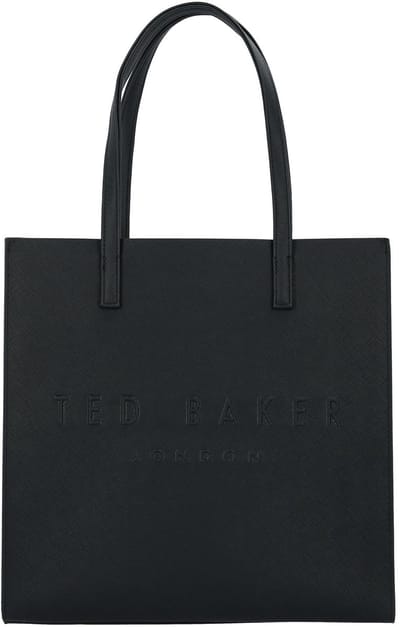 Ted Baker schoudertas Soocon Crosshatch Icon Bag Black zwart