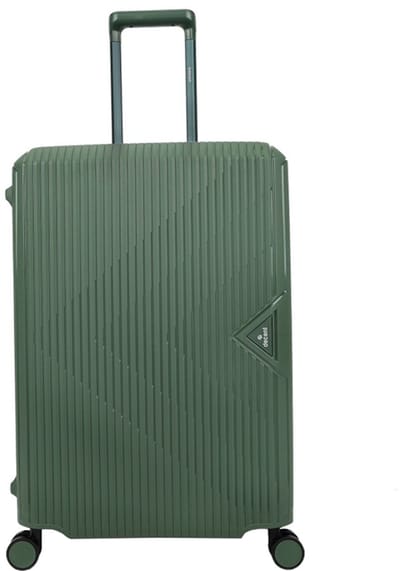 Decent SMART Spinner TSA Reiskoffer vaste sluiting 73 liter - Middelmaat koffer 67x46x27 – Reiskoffer met wielen - Lichtgewicht koffer – Reiskoffer midden - Veilig TSA Cijferslot – Groen