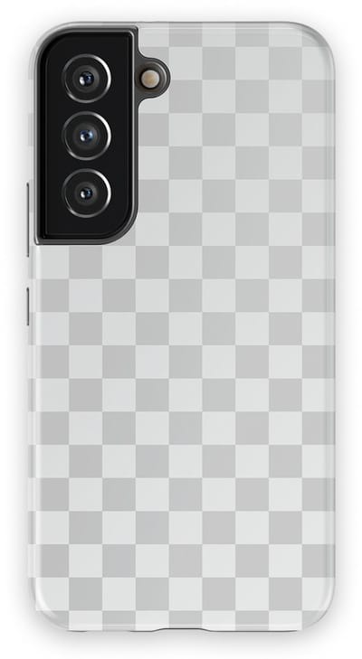Design Hoesje Samsung Galaxy S22 | Geschikt Voor Mag | Tiny Squares Checkered Print | Backcover Samsung Galaxy S22 Ivory Squares