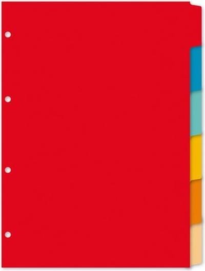 Kangaro tabbladden - A4 - blanco - 6-delig