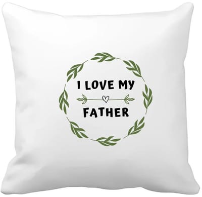Akyol - i love my father Kussen hoes - Papa - liefste vader - vader cadeautjes - vaderdag - verjaardag - geschenk - kado - 40 bij 40 cm