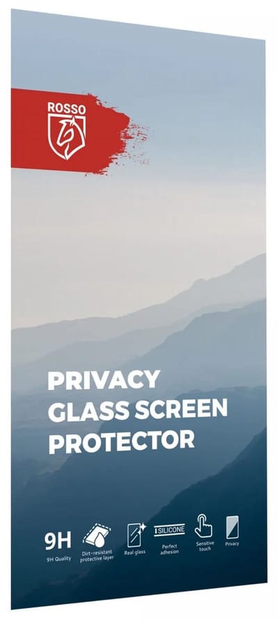 Rosso Privacy Screen Protector Geschikt voor de Oppo Find X8 - 9H Gehard Glas - Case Friendly Tempered Glass - Eenvoudige Installatie