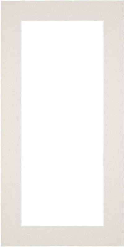 Passe-Partout Fotomaat 10x30 cm - Lijstmaat 20x40 cm - Lichtgrijs - Museumkarton - Fotolijst niet inbegrepen