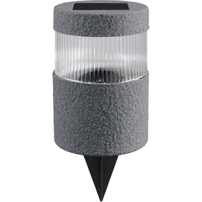 LIVARNO Tuinlamp op zonne-energie, met schemersensor (Rond, antraciet)