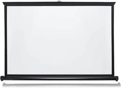 Projectiescherm - Beamer scherm - Presentaties geven - Snel opzetbaar - 50 inch 4:3 - Zwart