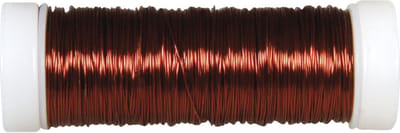 Rayher Sieraden maken draad - donkerbruin - 0.3 mm dik - 50 meter snoer - haakdraad - bindmaterialen - rijgkoord