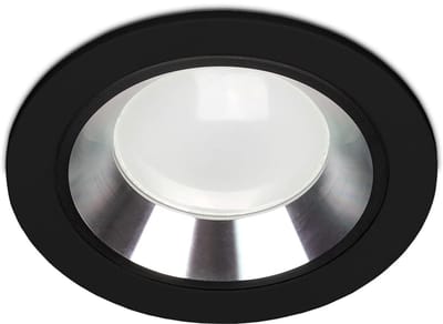 Kwazar Luminaire inbouwspot SET 1x GU10 inbouwlamp 7W neutraal wit plafondspot IP20 inbouwspot keuken woonkamer FOY zwart met ring SL
