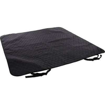 Flamingo Luxe Hondendeken voor Auto - Autodeken - Hondenmand Auto - Kia - Zwarte Achterbankhoes voor Huisdieren - 140x140 cm, Waterafstotend en Krasbestendig
