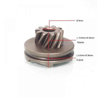 Rocher noix de kick Sifam pour Scooter Aprilia 50 Area 51 1998 à 2002 Neuf