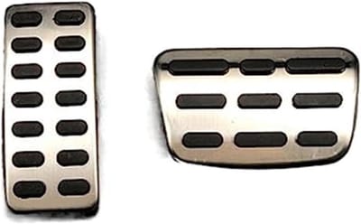 Pedaalhoezen Auto - Pedaalbeschermers Antislip - Verbeterde Grip - Duurzame Aluminiumlegering - One Size - Zwart