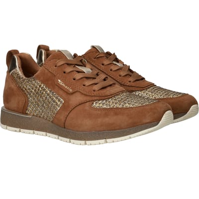 Tamaris - Sneakers Laag Cognac 37