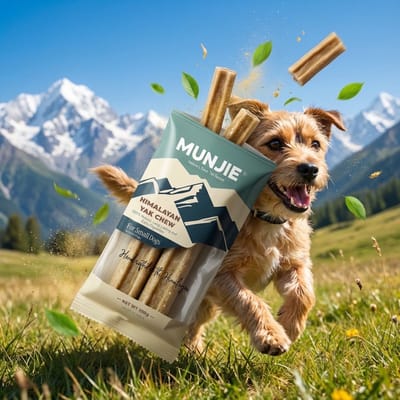 Munjie Himalayan Yak Chew for Dogs - natuurlijke hondensnack - Dog Chew - Vegetarian - Easily Digestible - Yak Cheese