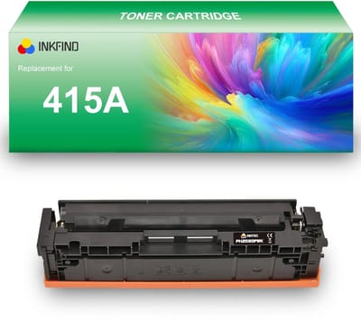INKFIND 415A (W2030A) Zwart tonercartridge compatibel met HP 415A (W2030A) Zwart toner cartridge - 1-pack Zwart