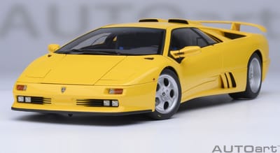 AUTOart 1/18 Lamborghini Diablo SE Jota, Superfly Yellow