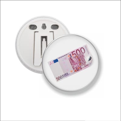 Button Met Clip - 500 euro