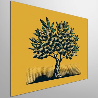 Kunstprint | Wanddecoratie | Dibond | 100 × 100 cm