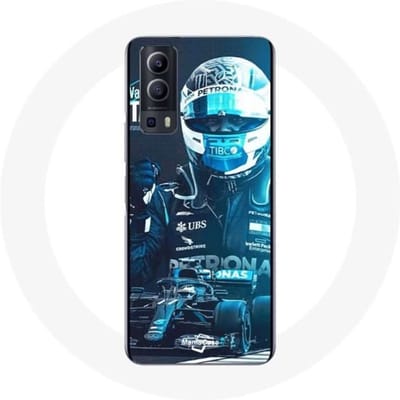 Vivo Y72 Formule 1 Case Valtteri Bottas F1 Driver Zwart zwart