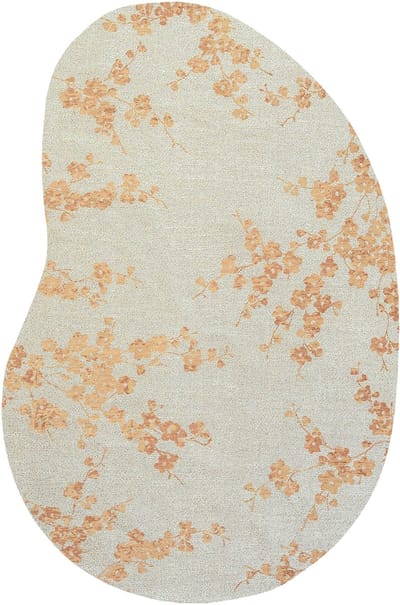 Wasbaar Binnen & Buiten Vloerkleed - 170 x 235 cm - Louis De Poortere Sakura Petal Dew - Laagpolig Tapijt - Gerecycled PET - Made in Belgium - Circulair