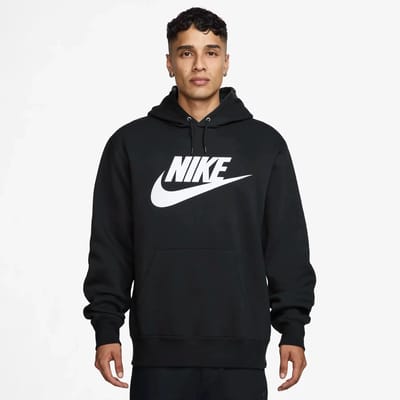 Nike Club BB PO Hoodie Heren Zwart - Maat M