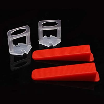 Tegelnivelleringssysteem 400 stuks - 1,5 mm Levelers en Spacers voor Muurbouw en Vloerwerken