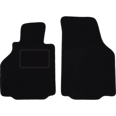 Zwarte veloursmatten voor: Porsche Boxster (type 986) coupé, cabrio (1997-2004)