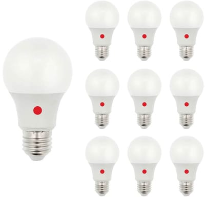 VITO LED Lamp met Dag/Nacht sensor A60 E27 - 9W (vervangt 60W) - 810lm - 4000K - Ø64mm - 220-240V - Energiezuinig - 10 stuks